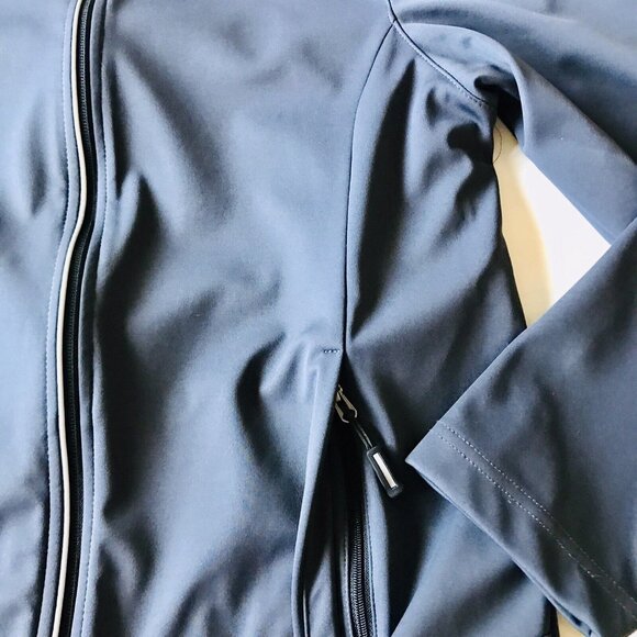 Core365 Ladies Techno‎ Lite Three Layer Knit Tech Shell Zip up Size Medium Blue - Picture 4 of 8